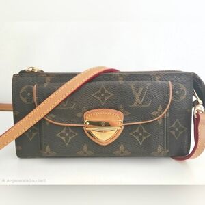 Authentic LOUIS VUITTON LV Monogram Astrid Long Wallet Clutch WOC Crossbody